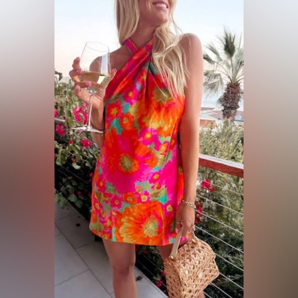 Show Me Your MuMu Vibrant Floral Mini Dress